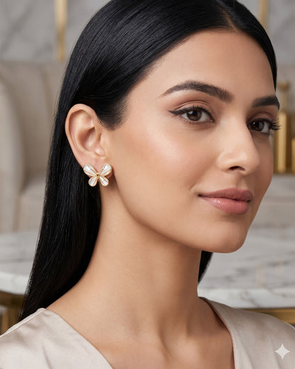 Butterfly Glossy Earring