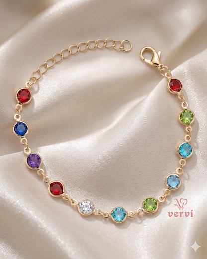 Multi color stone Bracelet