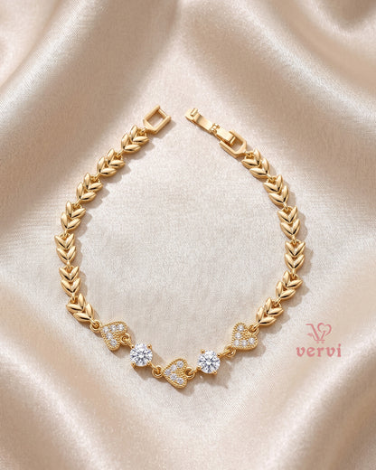 Stone Hearts Bracelet