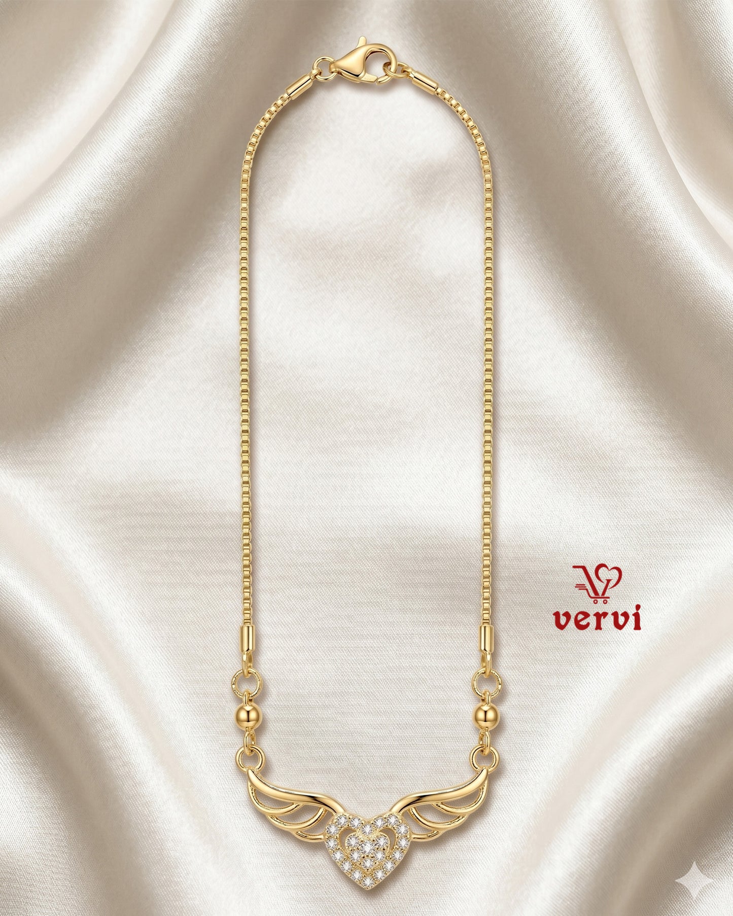 Angel Heart Pendant Chain