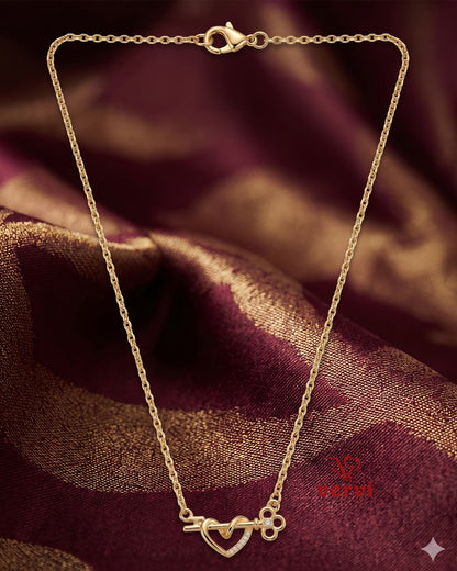 Love Unlock Pendant Chain