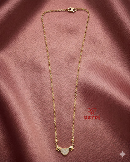 Golden Love Pendant Chain