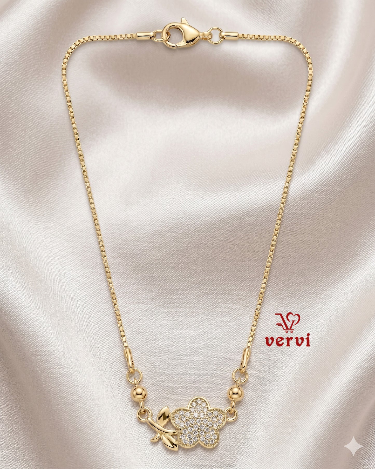 Floral Glow Pendant Chain