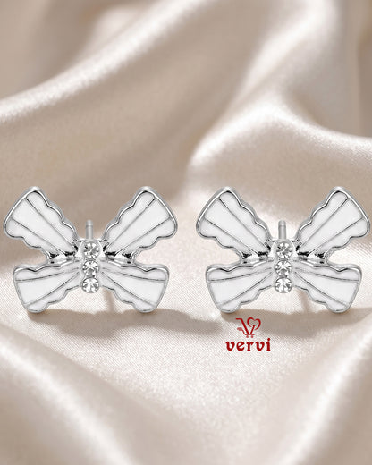 Ribbon Bow Stud