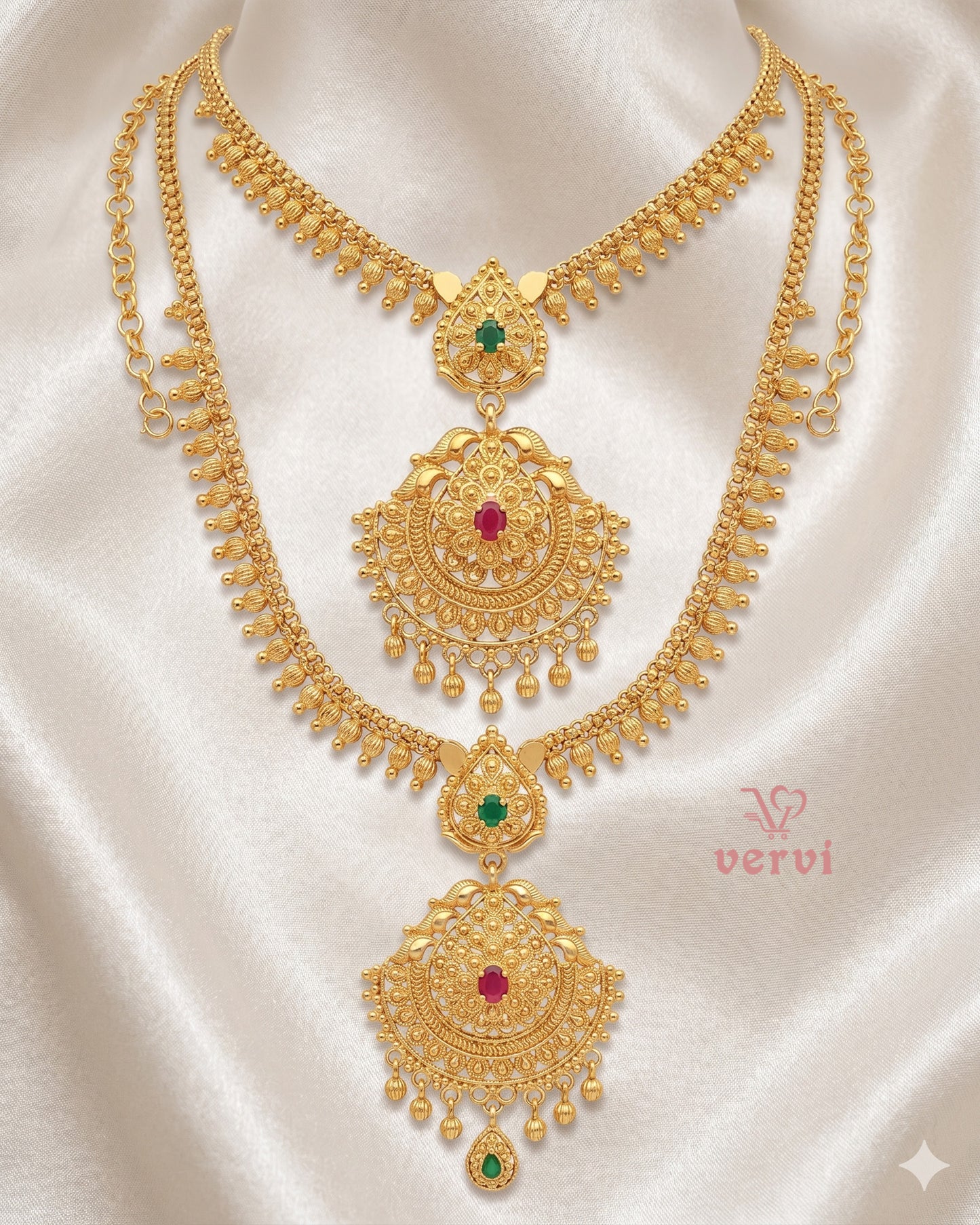 Loyal Temple Bridal Necklace Set
