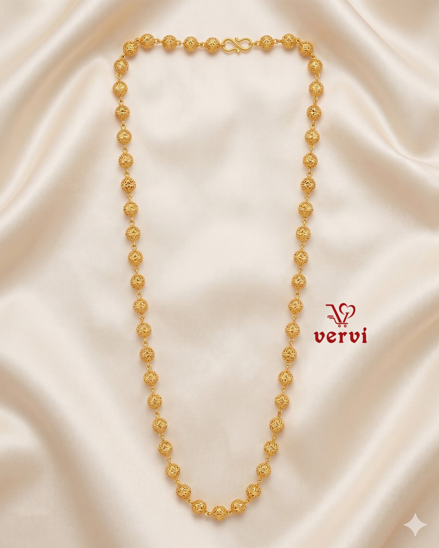 Heritage Bead Gold Chain