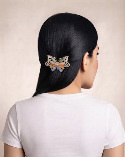 Crystal Butterfly Hair Clip