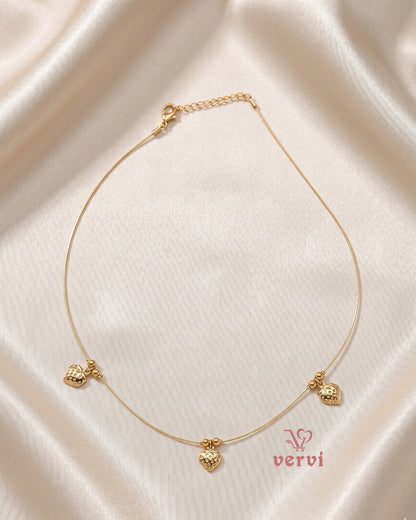 Antique Strawberry Invisible Necklace
