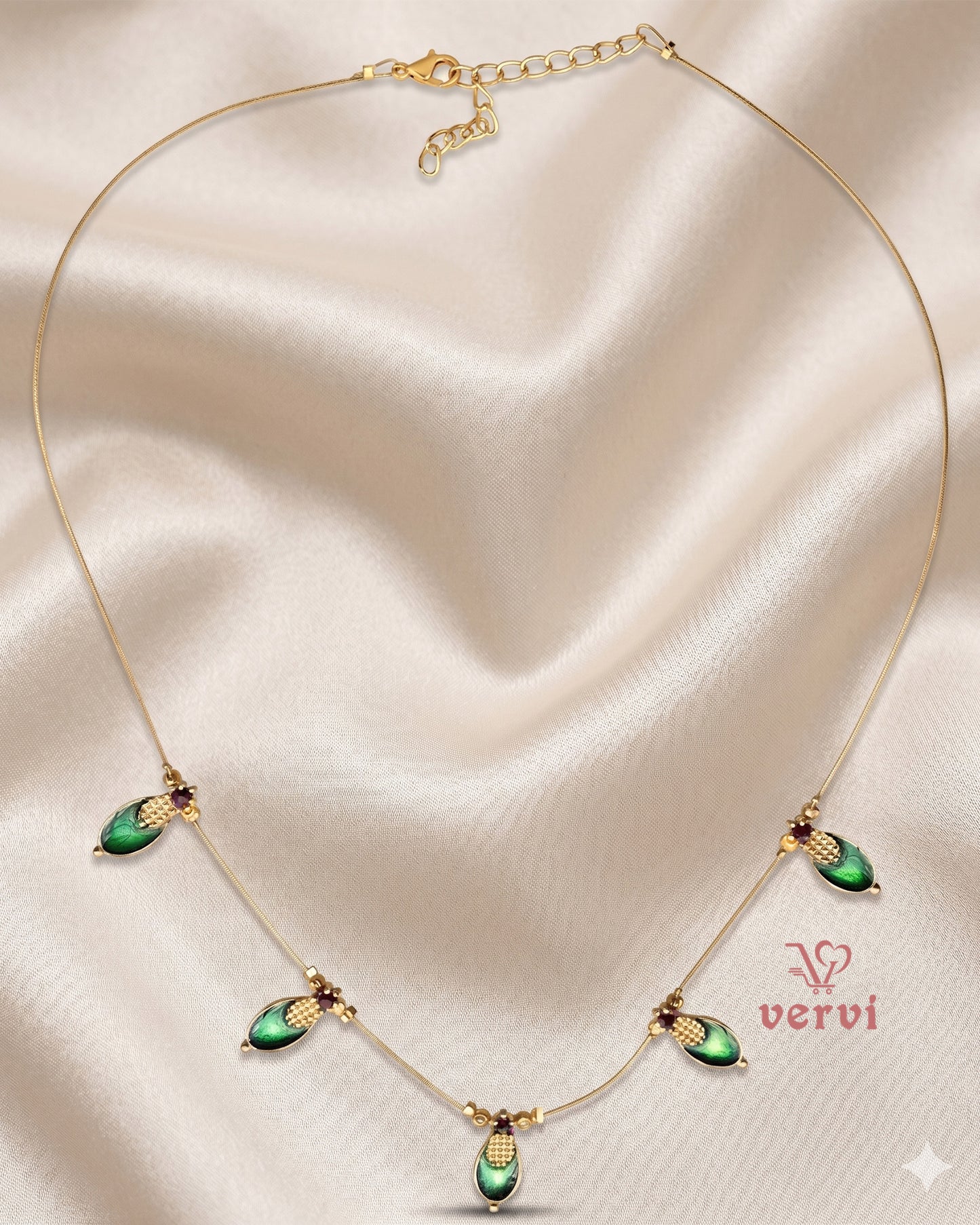 Antique Stone Invisible Necklace