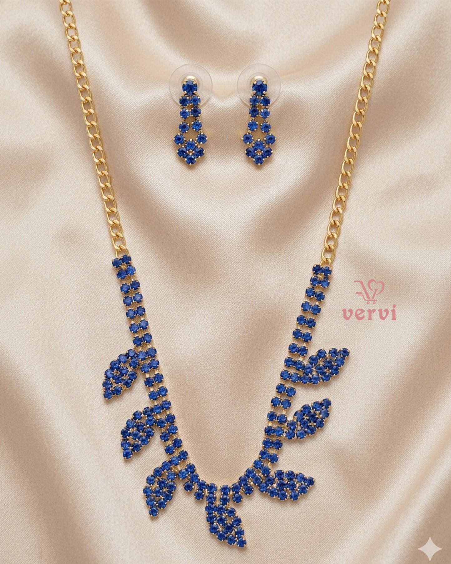 Small Stone Necklace Set