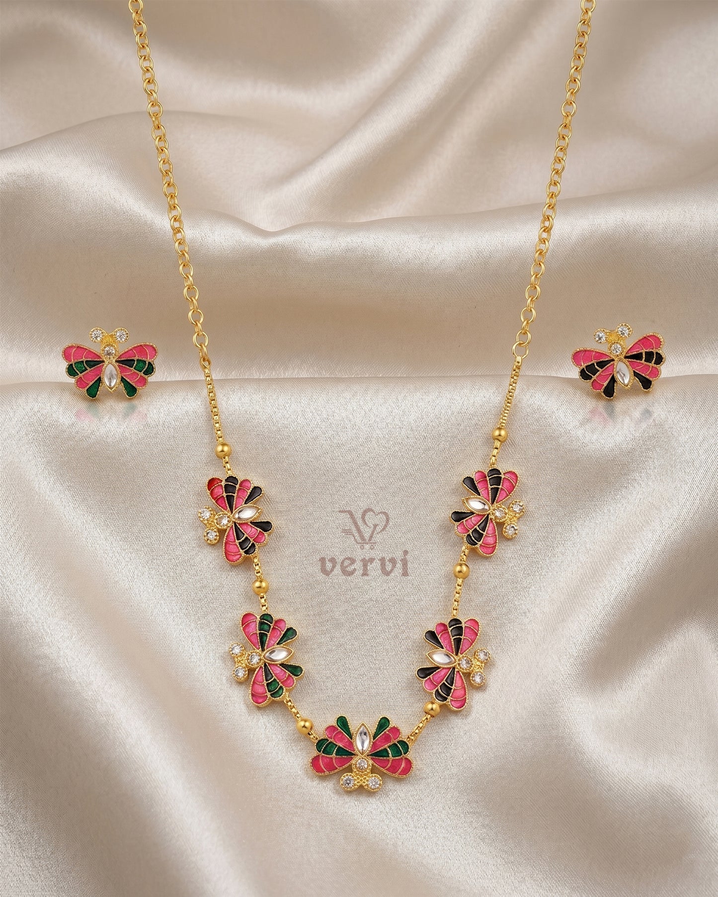 Enchanted Butterfly Necklace Set