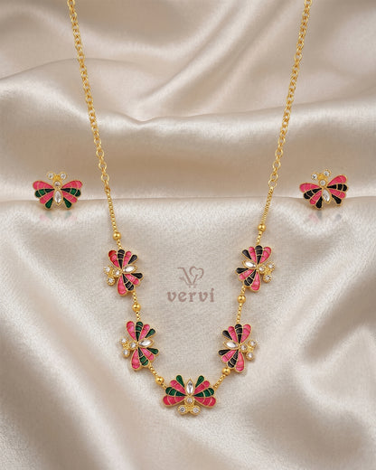 Enchanted Butterfly Necklace Set
