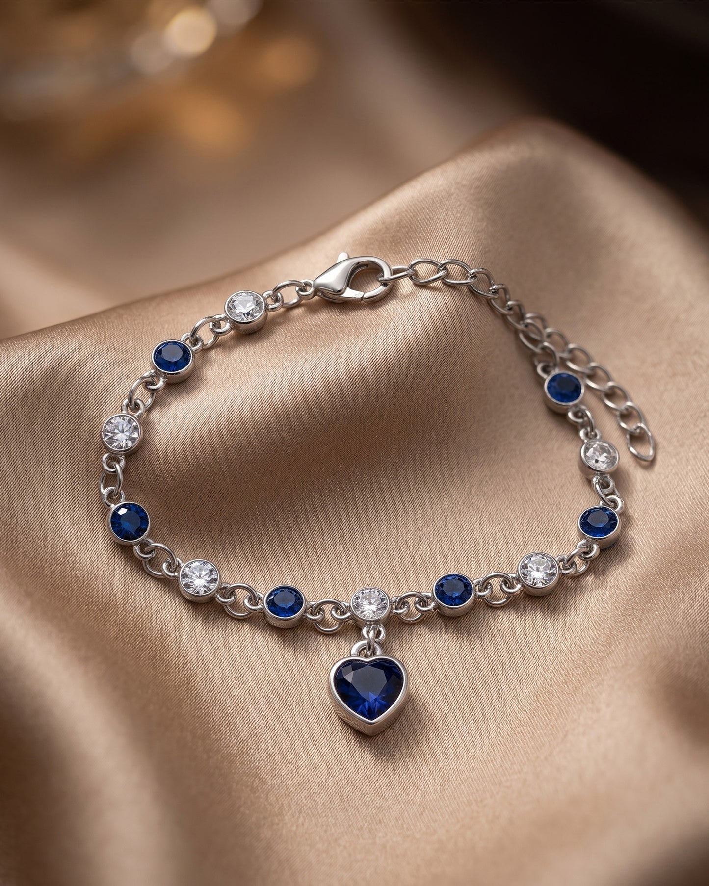 Korean-Heart Stones Bracelet