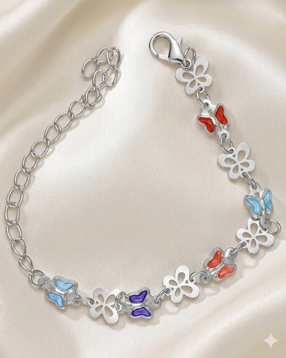 Silver Butterfly Bracelet