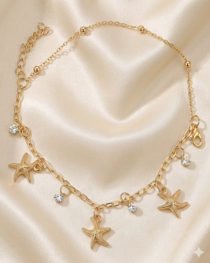 Gold Color Star Bracelet
