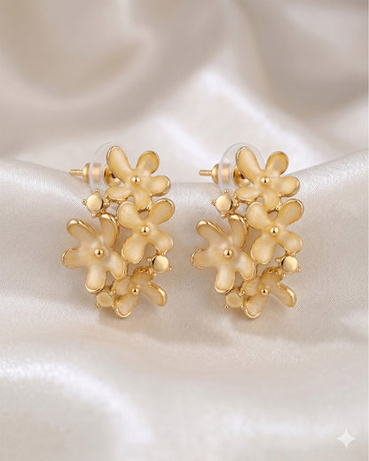Elegant Floral blossoms Studs