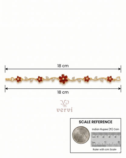 Floral Petal Glow Bracelet