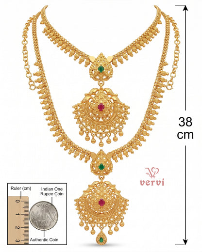 Loyal Temple Bridal Necklace Set
