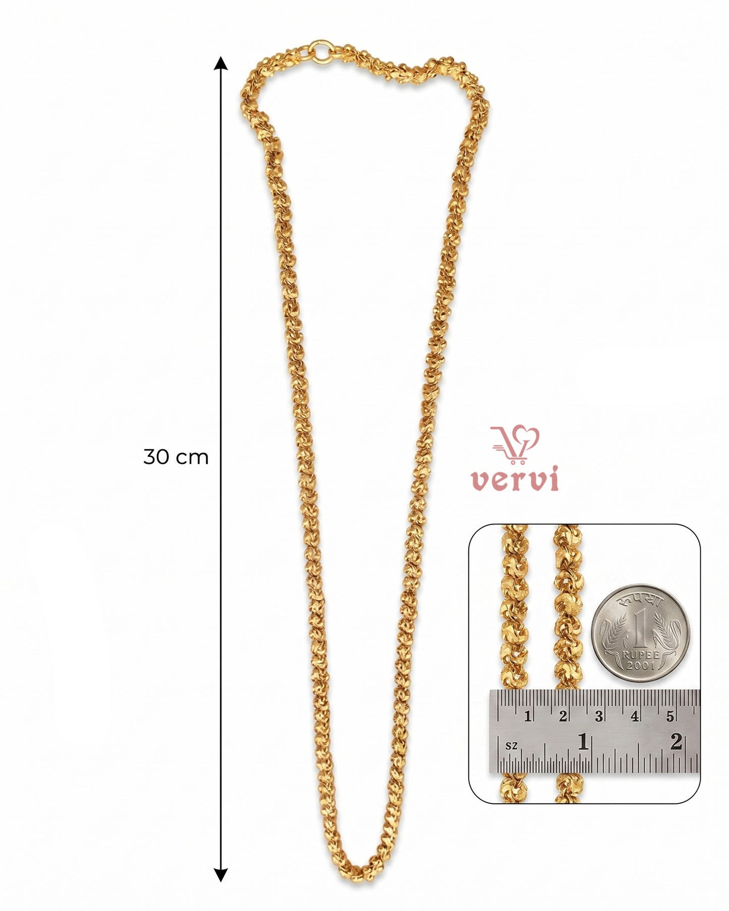 Bold Twist Gold Chain