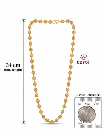 Heritage Bead Gold Chain