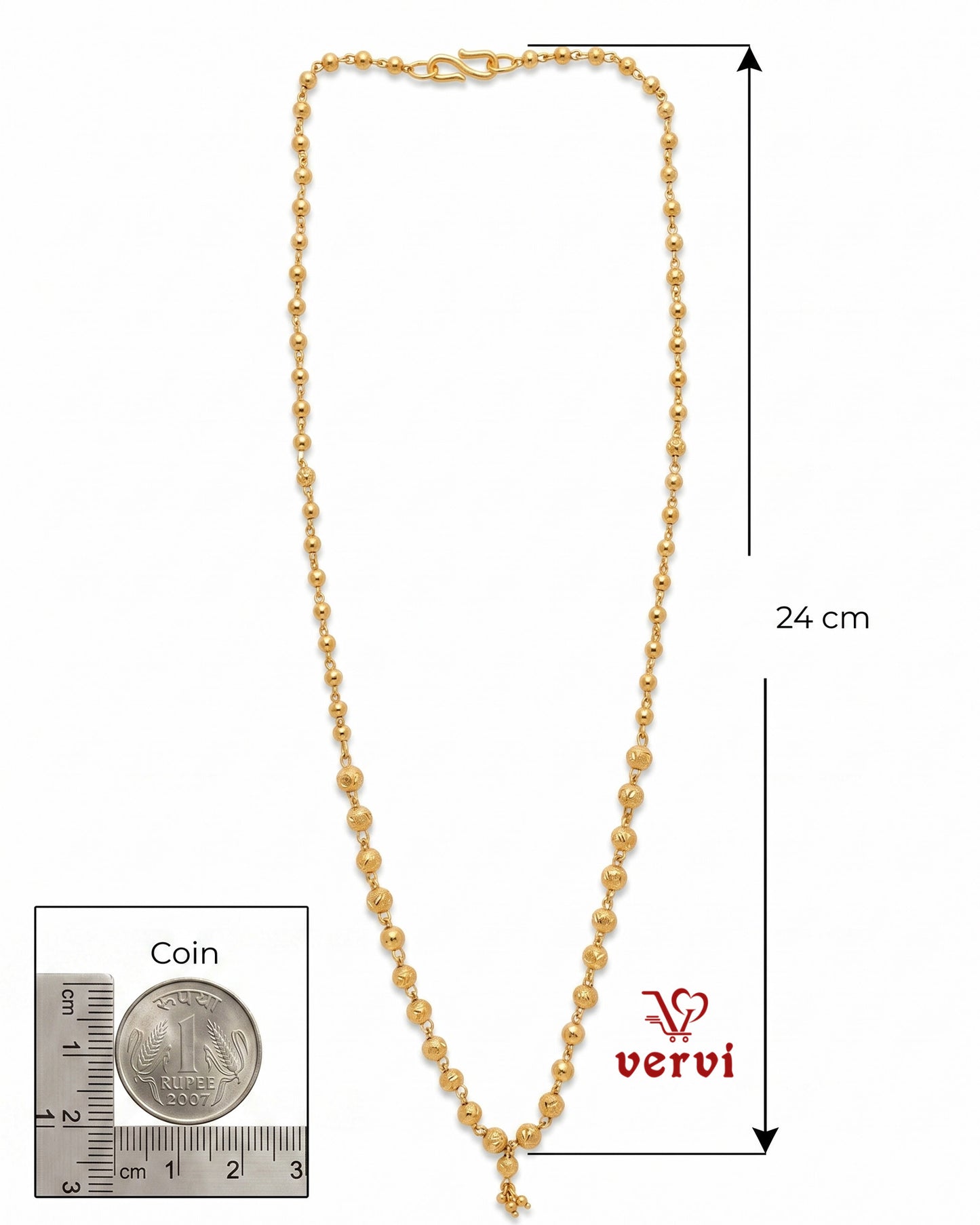 Elegant Bead Drop Chain