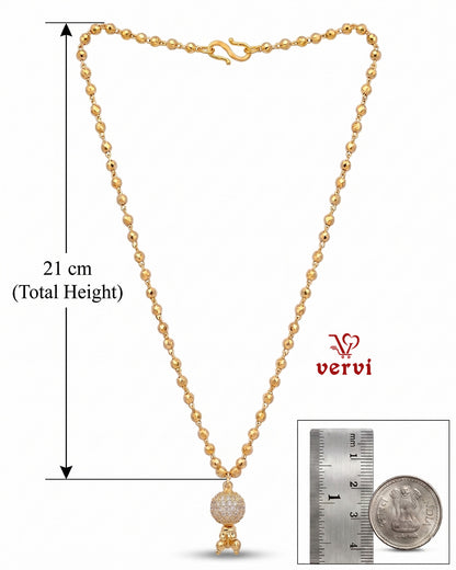 Crystal Ball Drop Chain