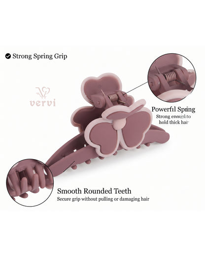 Butterfly Petal Hair Claw Clip Set 3 (Pack of 4)