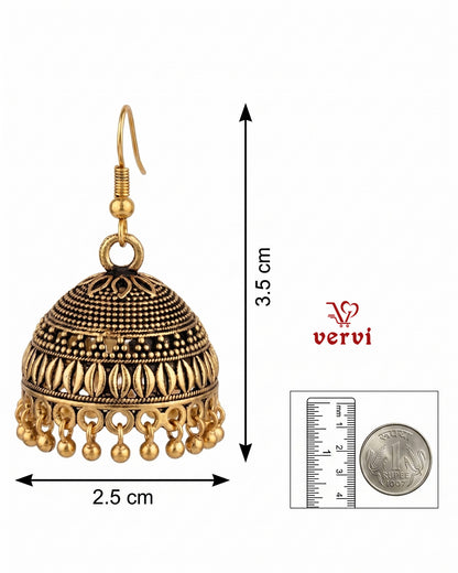 Classic Ethnic Plain Jhumka