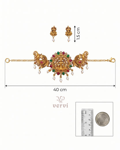 Antique Lakshmi Peacock Choker