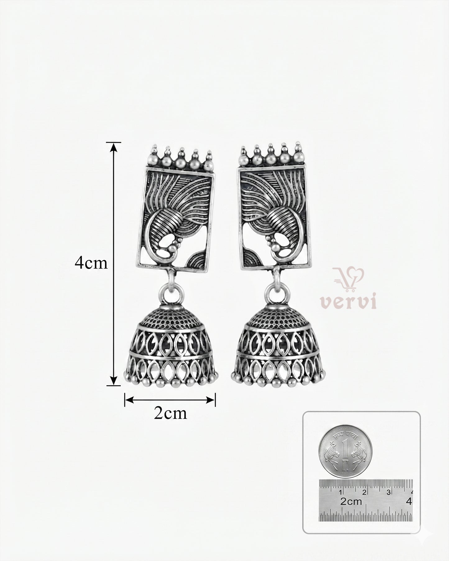 Shankha Heritage Jhumka