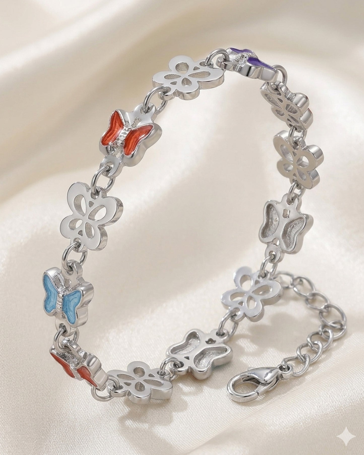 Silver Butterfly Bracelet