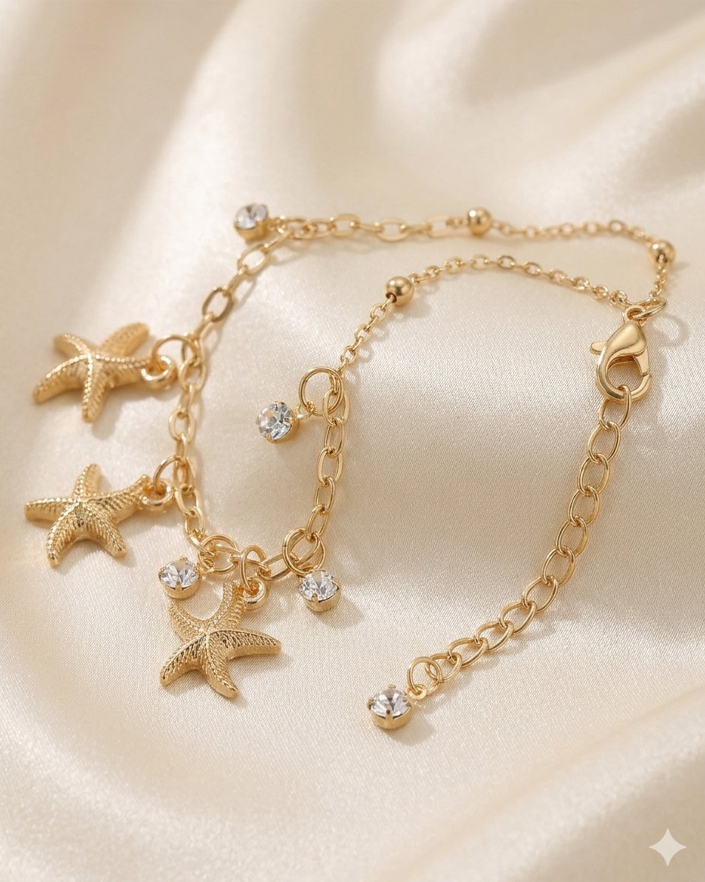 Gold Color Star Bracelet