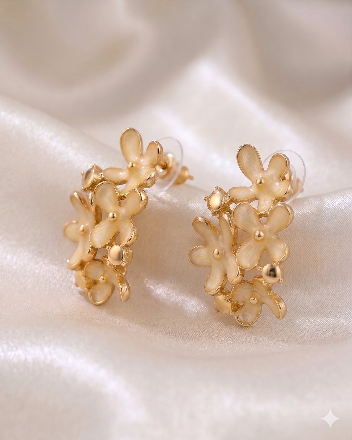 Elegant Floral blossoms Studs