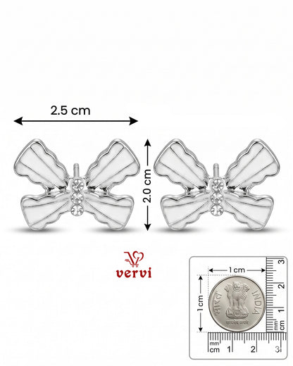 Ribbon Bow Stud