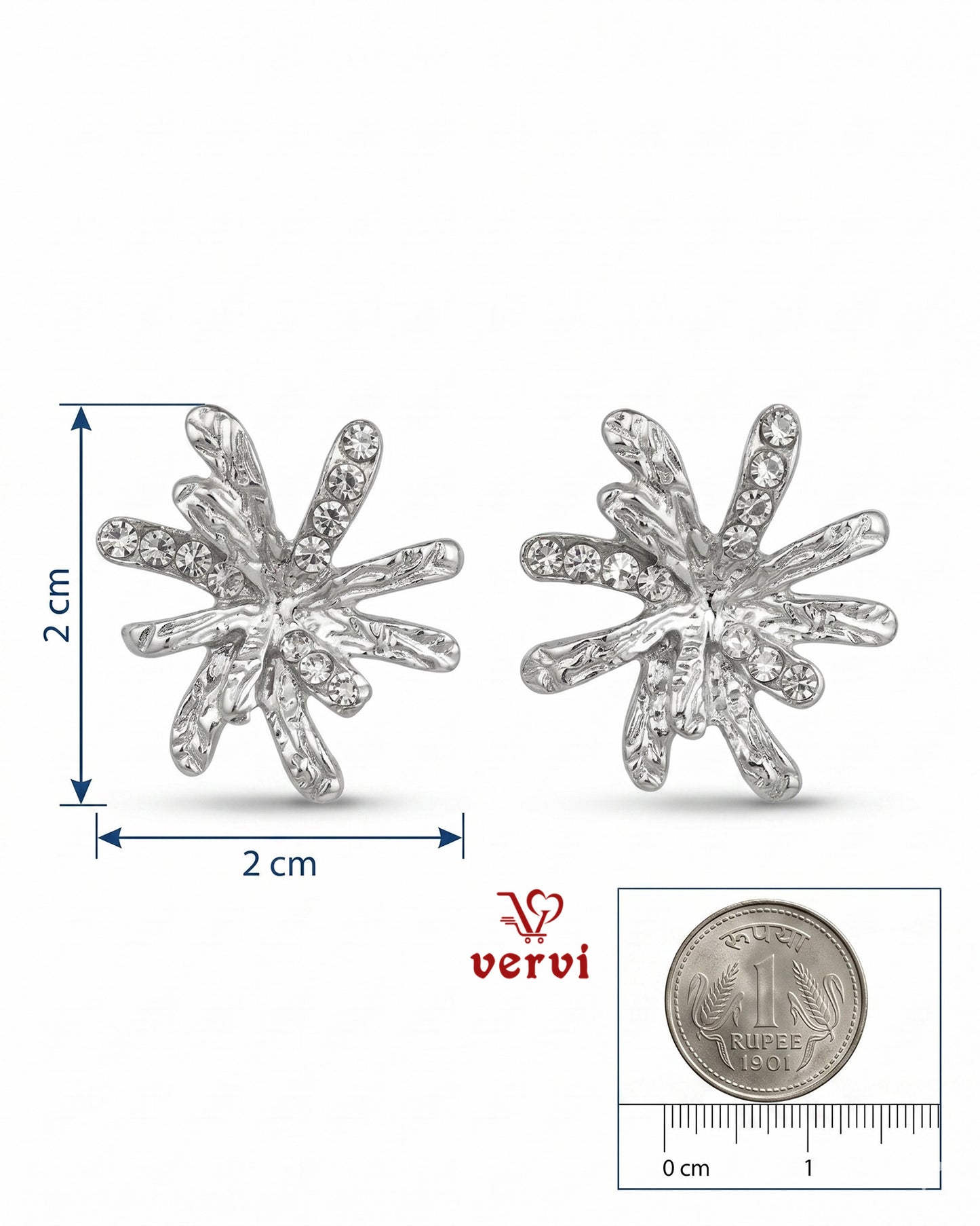 Starburst Coral Earrings
