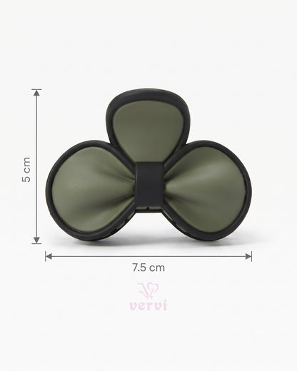 Petal Bow Hair Claw Clips Matte  Combo 1