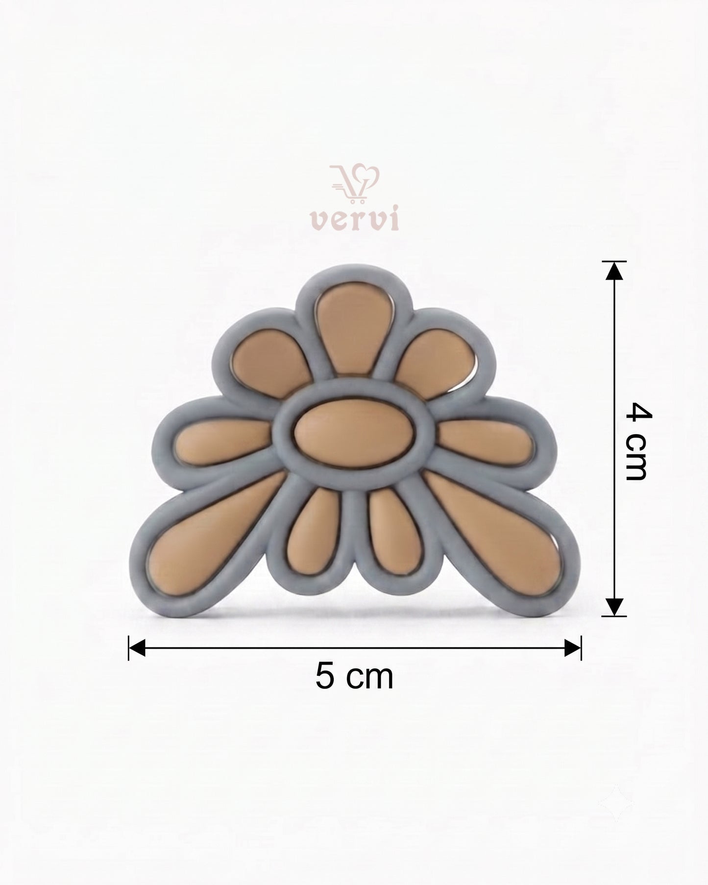 Matte Daisy Flower Hair Claw Clip Set 2 (Pack of 6)