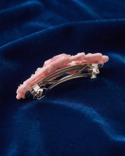 Floral Crystal Hair Clip