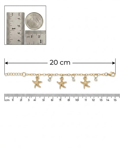 Gold Color Star Bracelet