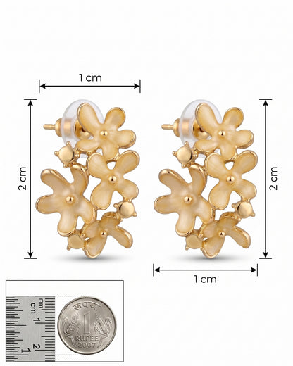 Elegant Floral blossoms Studs