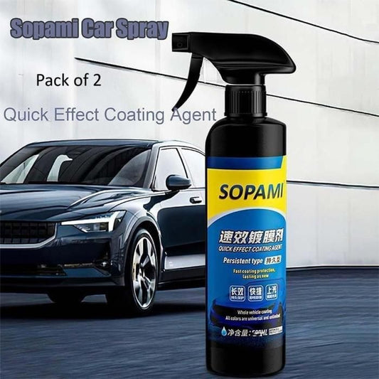 Sopami Quick Effect Car Coating Spray 100ml Pack of 2