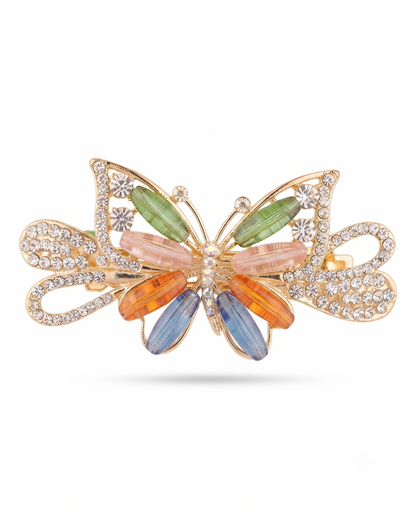 Crystal Butterfly Hair Clip