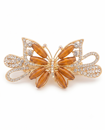 Crystal Butterfly Hair Clip